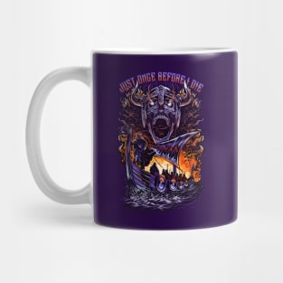 Minnesota Vikings Fans - Just Once Before I Die: Inferno Battle Mug